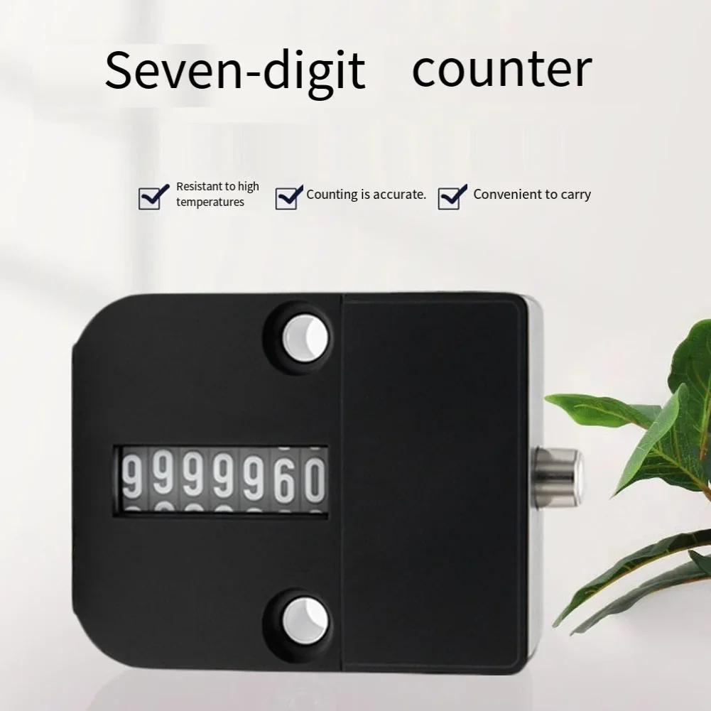 7 Digit Mechanical For Counting Tool Hand Held Counter Designed for ForFor Shot Monitoring with Auto Memory Feature