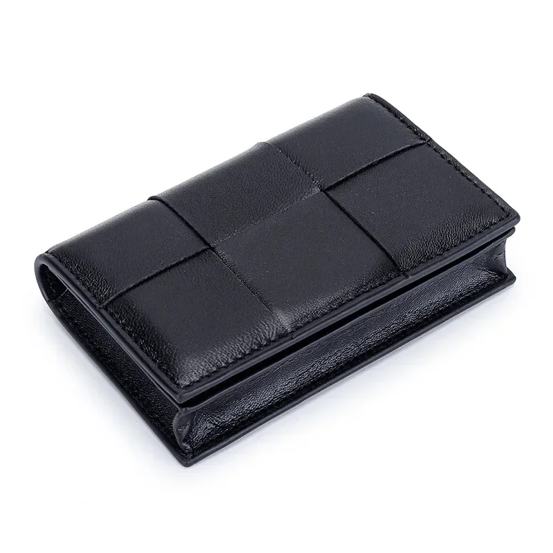 女性用シープスキンカードホルダー,多機能カードホルダー,名刺ケース,財布,レザーカード,2023コレクション