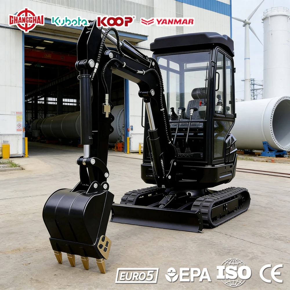

ls Europe EPA Euro 5 CE Factory Direct Sale Mini Excavator 1.2Ton Multifunctional Construction 1.0Ton 1.7To Mini Excavator 1.0To