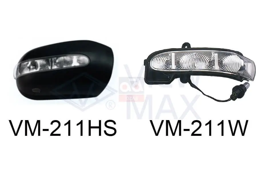 VM211HSR interior mirror cover right 02 E-series (W211) + AS + k + sub-lighting