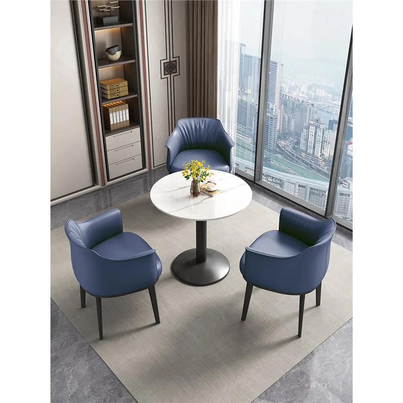 Negotiation sofas, business hotel lobby, sales office, reception area, lounge tables and chairs combination