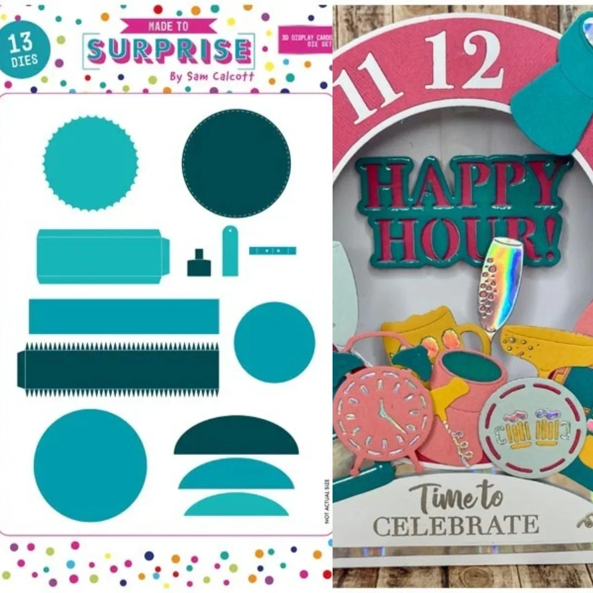2026 July New Made To Surprise Die Metal Cut Dies and Clear Stamps Scrapbooking to Make Paper Engraving Frames Card Craft Set image 3