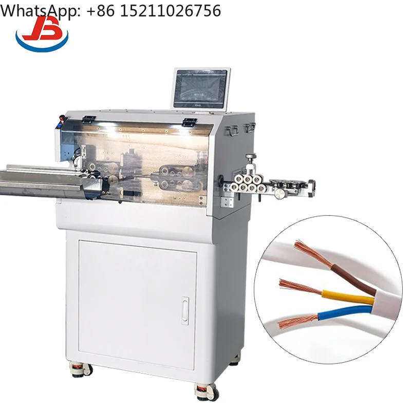 JB-603HYJ Automatic High Precision Industrial Computer Intelligent Cable Manufacturing Equipment Wire Cutting Stripping Machine