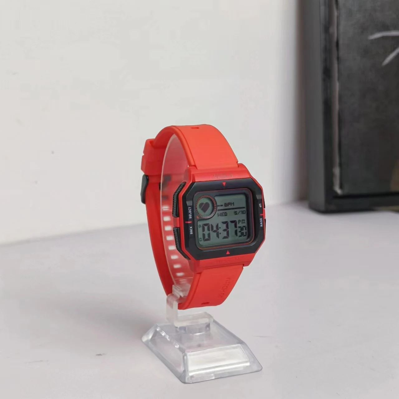 Imagem -02 - Amazfit-neo Smartver com Display Stn 5atm Impermeável Relógio Esportivo Rastreamento de Freqüência Cardíaca Bluetooth 95new Display Relógios Nobox