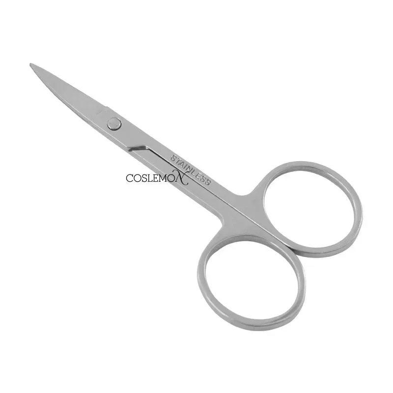 1Pcs Stainless Steel Eyebrow Scissors Eyelash Trimmer Facial Trimming Nose Hair Remover Beauty Mini Scissor Makeup Tools