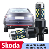 2pcs LED Backup Light Blub Reverse Lamp W16W T15 921 Canbus No Error For Skoda Karoq 2017-2020 Superb 2 MK2 2008-2013