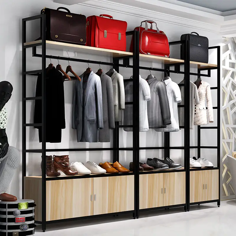 Custom. تخصيص متعدد الوظائف تخزين الملابس رفوف العرض رفوف الملابس #6