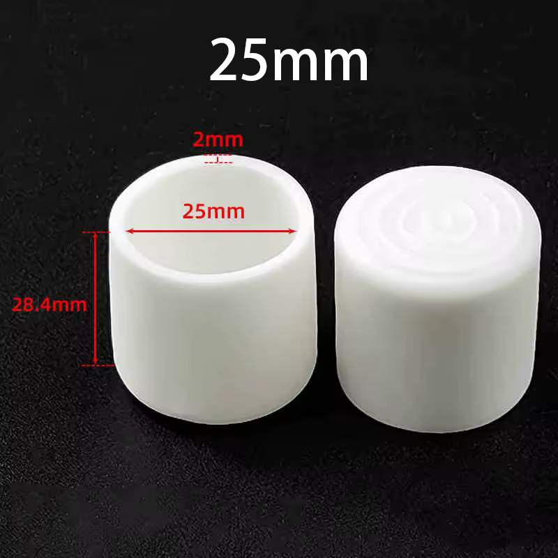 4-30Pcs PVC White Furniture Table Foot Tip Chairs Legs Pad Protector Cover Round/Square Pipe Plug Lid Tube Hole Protection Cap - Image 16