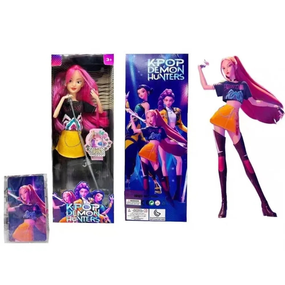 K-Pop Demon Hunter 30cm Model PVC - Kolekcjonerska Figurka Zabawka Dekoracja na Biurko Zabawka dla Dzieci
