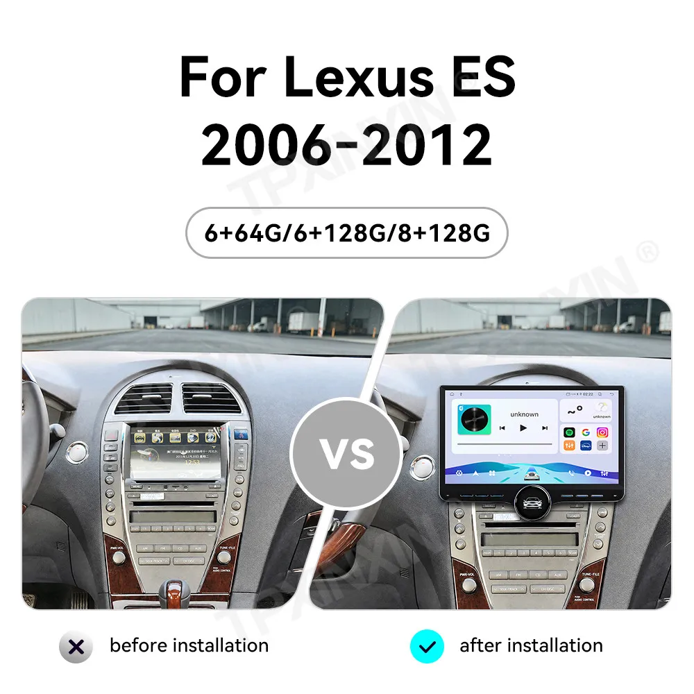 Touch Screen Car Radio For Lexus ES 2006-2012 Android GPS Automotive Multimedia Auto Radio Stereo Receiver Head Unit