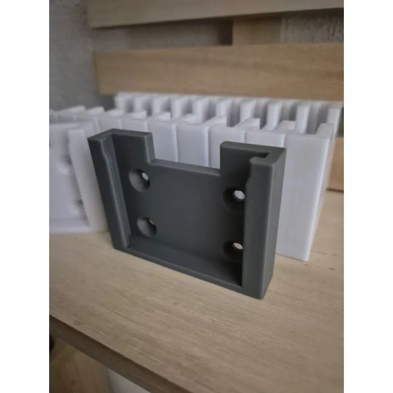 Holder Battery Storage Rack For Bosch 18V Battery Wall Mount Tool Bracket Fixing Devices With Four Countersunk Screw Holes
