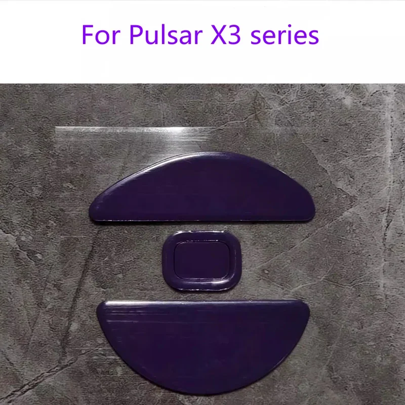 1 Set PTFE Anti-Collapse Arc-Edged Mouse Skate For Pulsar X3 Series Similar To Obsidian Air Purple Haze Mouse Feet Glides
