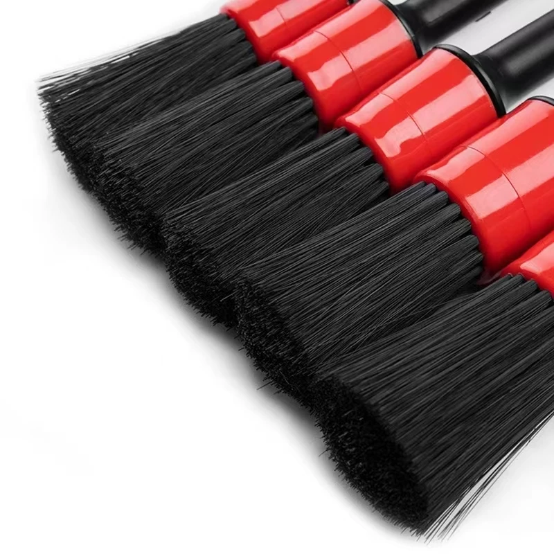 5Pcs Car Cleaning Brush Kit Soft Bristle Detail Brushes For Motorcycle Car Detailing Brush Set Wheel Rims Cleaning Brush Tools image 5