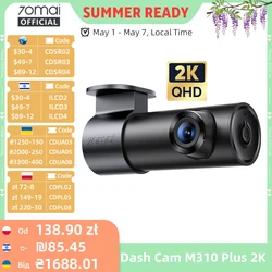 70mai Dash Cam M310 Plus 2K 1440P 143°FOV F1.55 Smart Voice Control 24H Parking Guard Night Vision 70mai M310 Plus 2K Car DVR