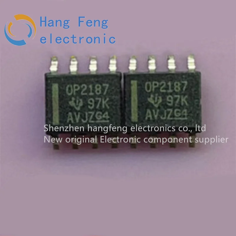 New original OPA2187IDR MARK OP2187 SOP-8 OPA2187ID RRO dual amplifier