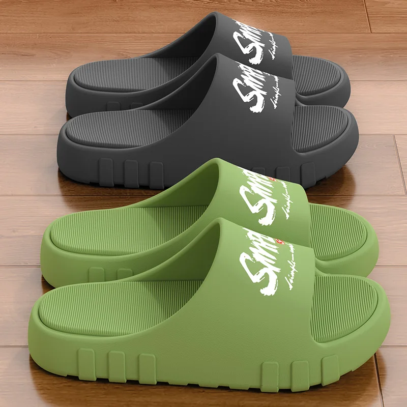 

New Cool Slippers for Women in Summer, Thick Bottom Anti slip Beach Outdoor Sports, Cool Dragging for Men