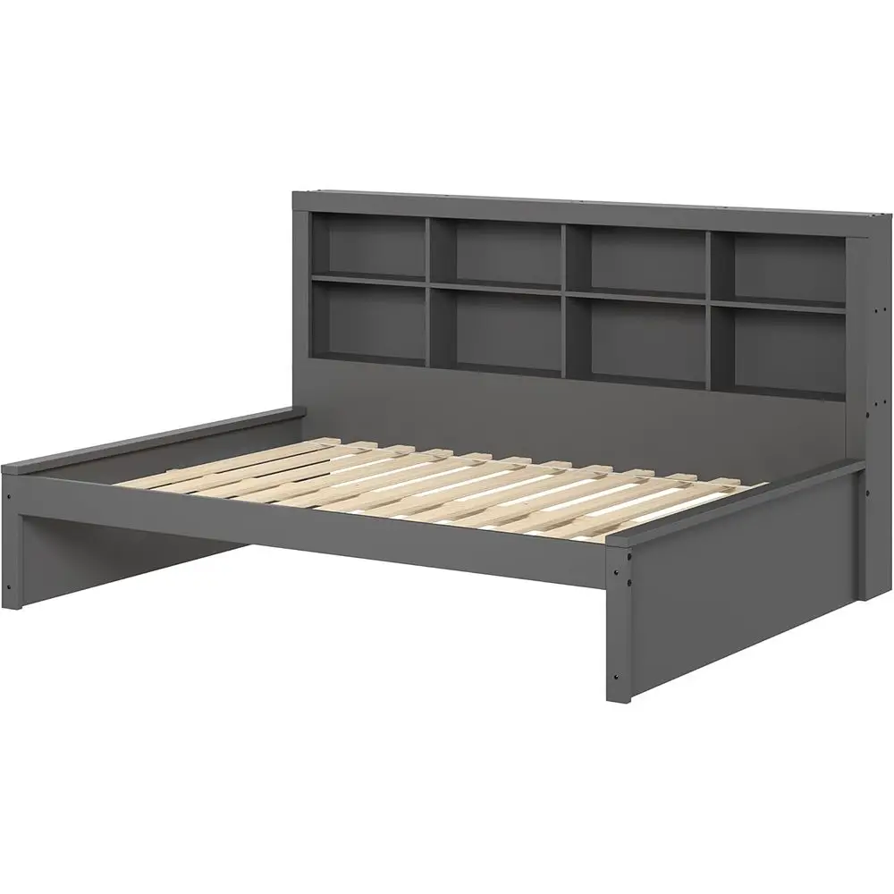 

Equable Kids' Bookcase Daybed in Light Grey Finish