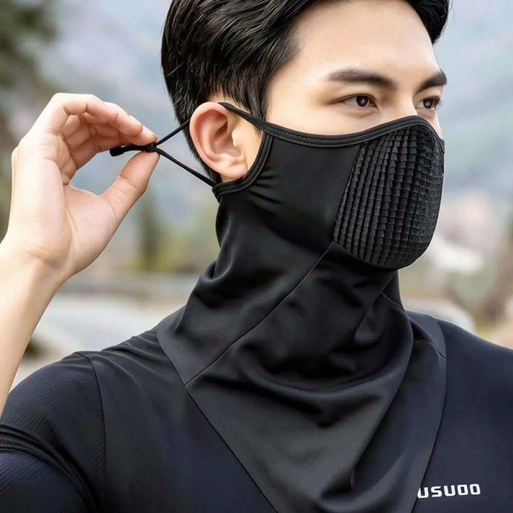 Ice Silk Face Mask For Cycling Fishing Summer Sun Protection Neck Gaiter Breathable Outdoor Sports Cooling Scarf Gear