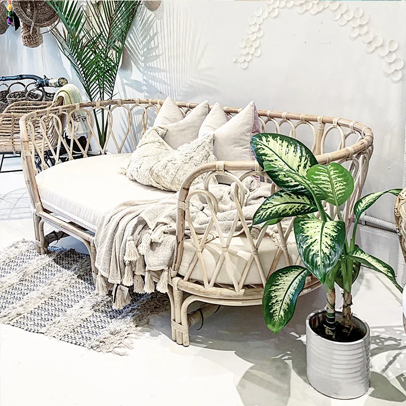 

Outdoor sofa rattan rattan chair sofa garden balcony B & B hotel leisure chair rattan furniture combination