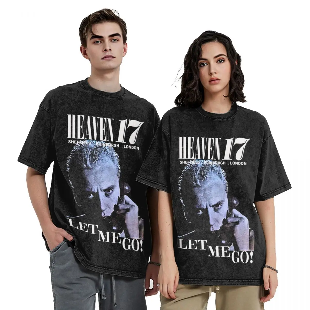 

Heaven 17 - Let Me Go single vynil art - 80's Retro punk new wave band original art T-Shirt Man t-shirt designer t shirt men