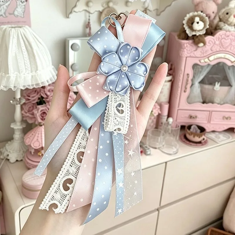 ita bag decorations flower bow ins bag charm ita bag accessories DIY women brooch bag charms for handbags pin pins for bag
