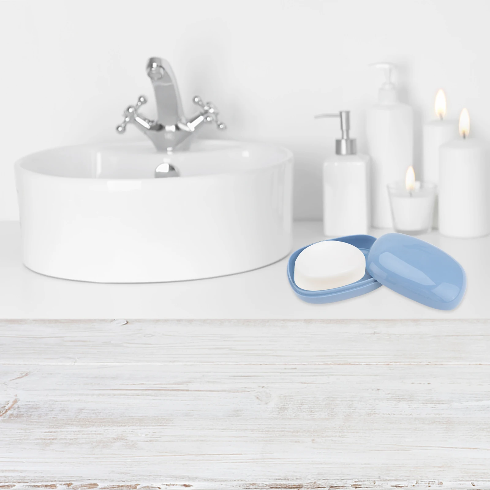 

2 Pcs Travel Soap Box Unique Container Bathroom Supply Case Holder Water Proof Tray