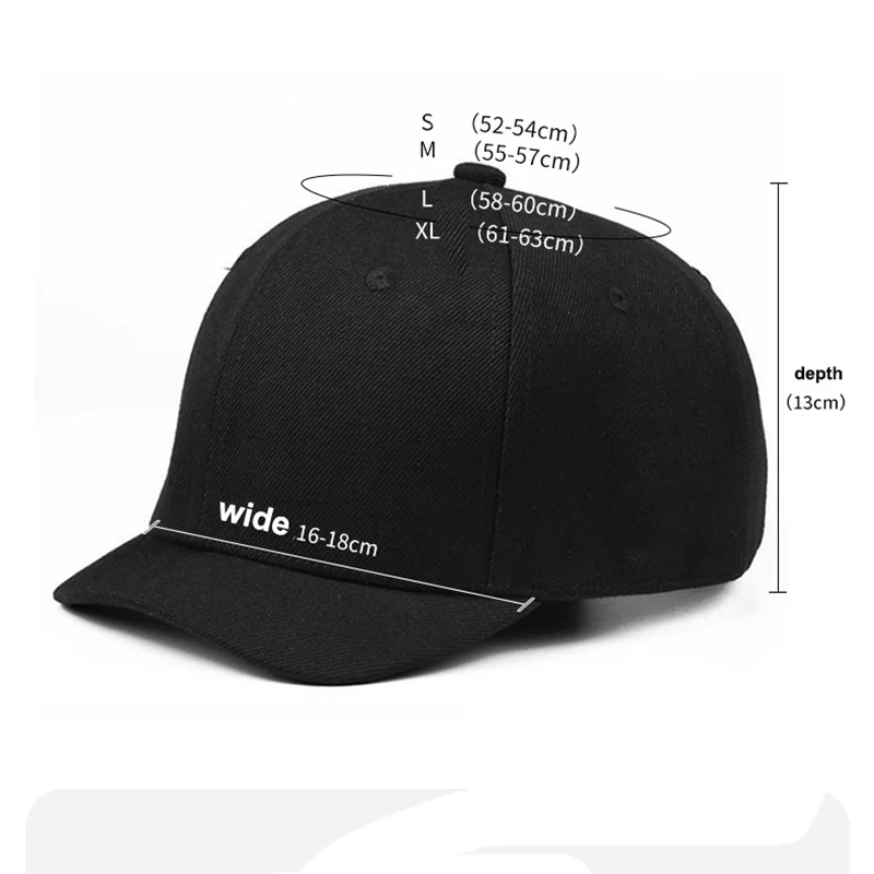 Short Bill Brim 4 Size Fitted Closed Caps Hats New Cycling Plain Trucker Men Women Hip Hop Baseball Snapback Sun Visor Era