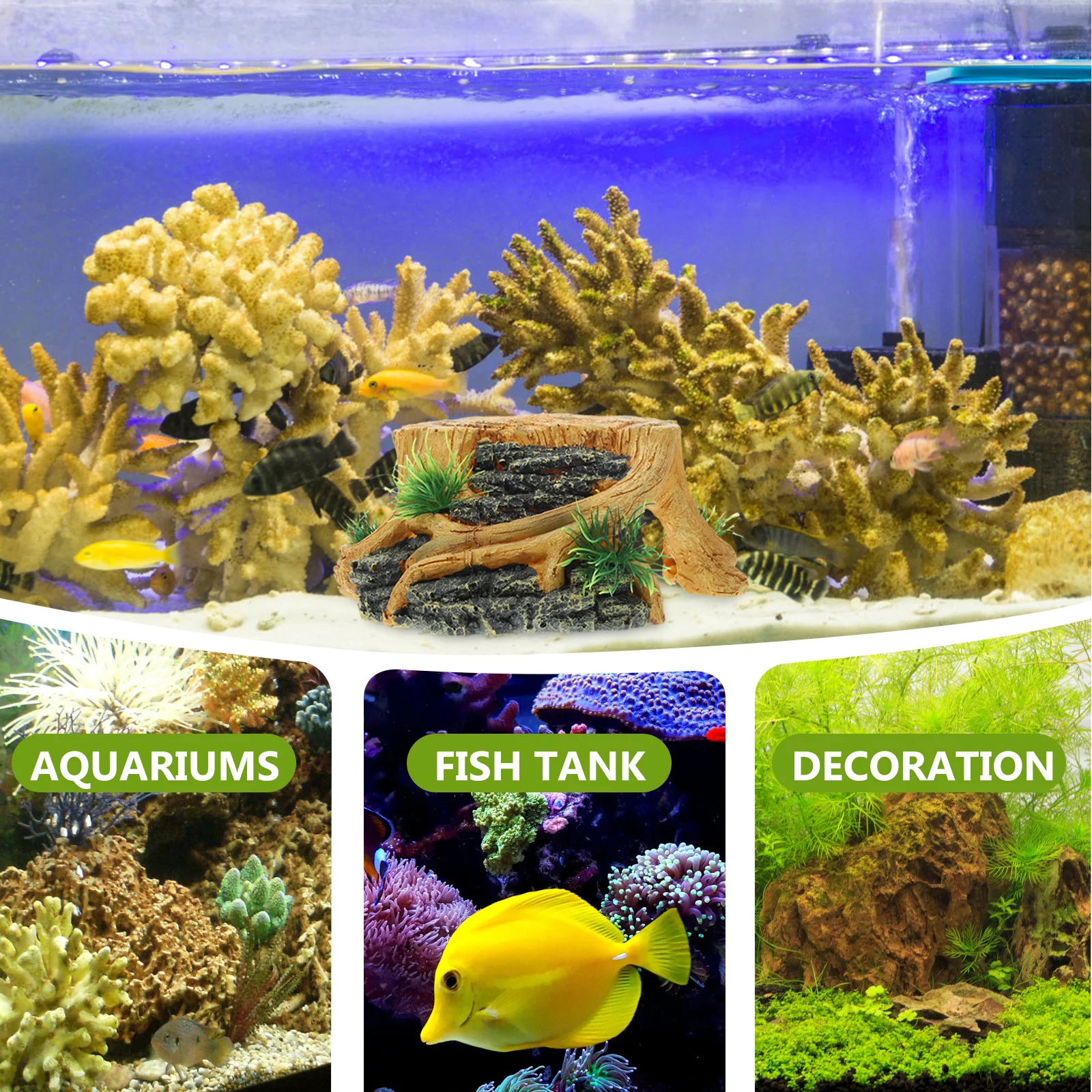 

Simulation Stone Ornament Resin Turtle Basking Platform Reptile Habitat Decor Aquarium Tank Accessories For Turtles