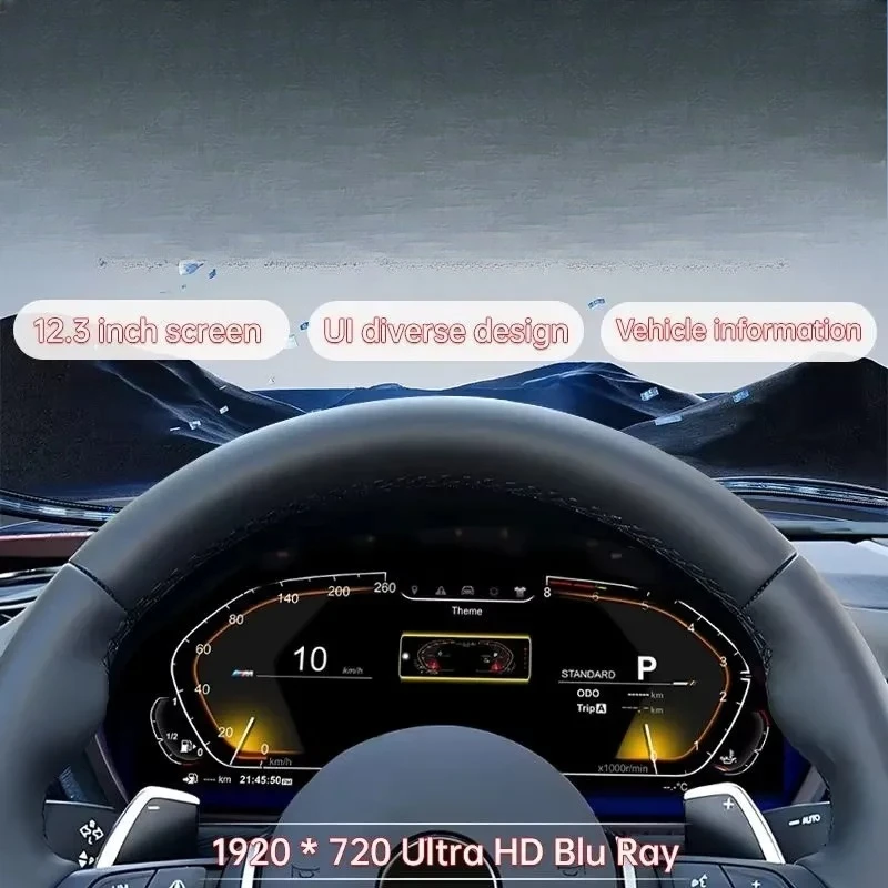 Suitable for 3 4 Series F30 F31 F34 F32 F33 F36 12.3-inch Cockpit Virtual Instrument Cluster LCD Instrument Panel