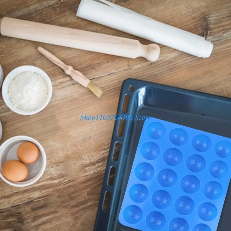 قالب كيك سيليكون مرن مكون من 20 قطعة، مقاوم للحرارة، آمن للاستخدام في الفريزر، مثالي للحلويات المنزلية والحلويات