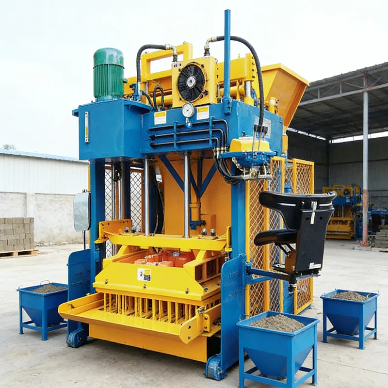 Customized Concrete Brick Making Machine Block Maker Machine Interlocking Brick Molding Machine Construction Equipment For Sale