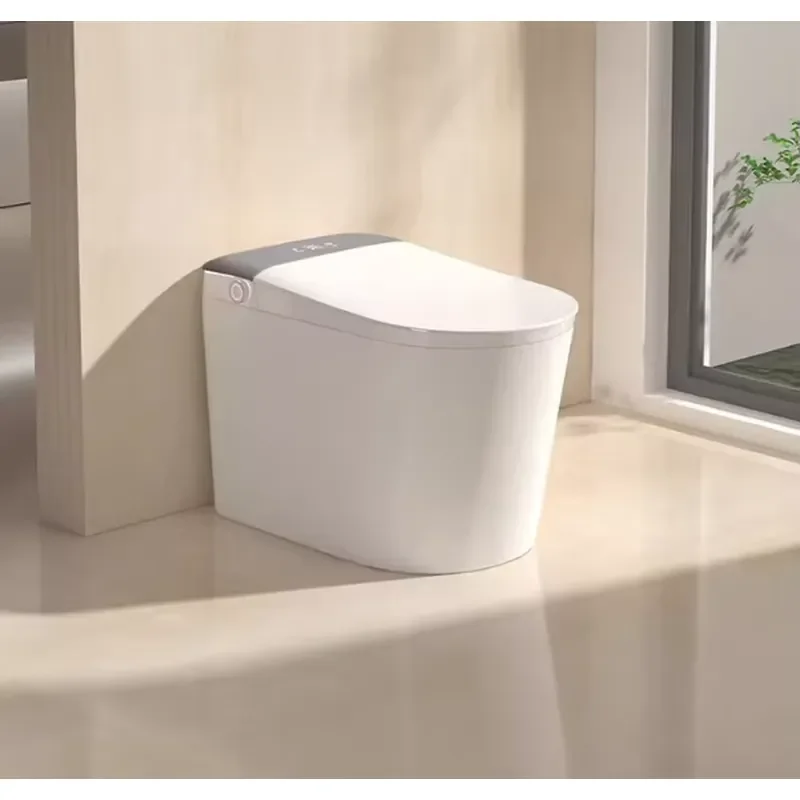 Smart Ceramic Bidet Toilet Double Flush Heated Seat Air Dry Remote Control S Type Floor Mounted Deodorant Lengthened Seat