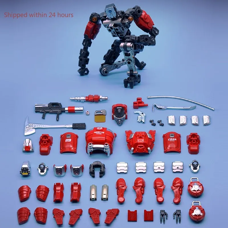 Figurki kolekcjonerskie Transforming Toys MFT Forged Soul Rescue CV-39 AGS23 Fire Mobile Team, model ze stopu, dostępne od ręki, prezenty