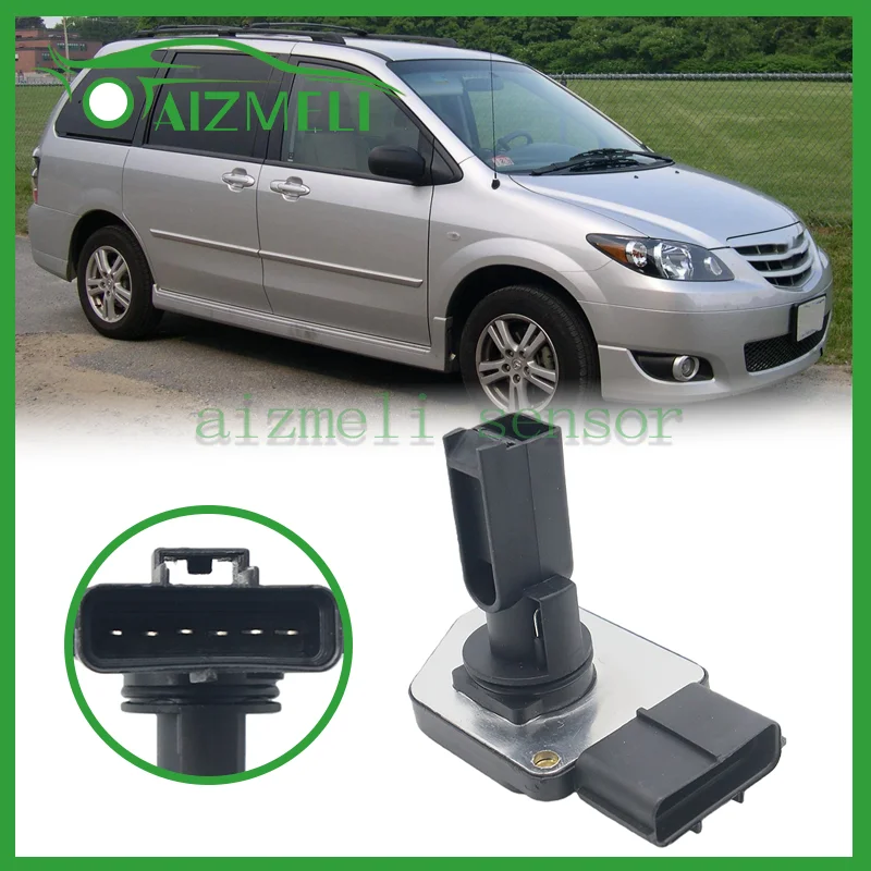 Sensor de flujo de aire masivo MAF GY01-13-215 para Mazda MPV 2.5L 3.0L 2000 2001 2002 2003 2004 2005 2006 Auto OE GY0113215 precio de fábrica