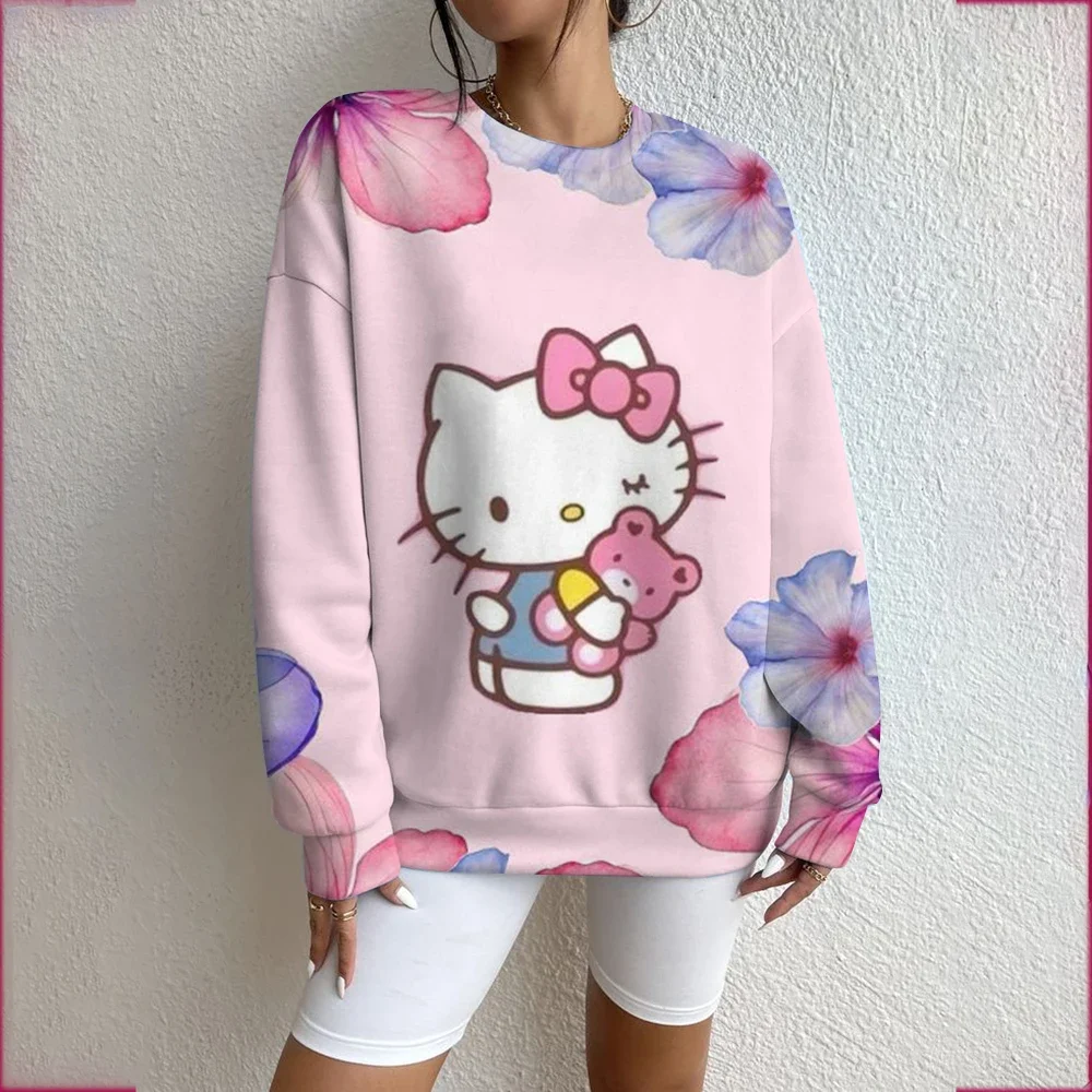 Sudadera con capucha para mujer, sudadera holgada con estampado de moda para exteriores, cómoda Sudadera con capucha, ropa distintiva a la moda para mujer