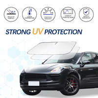 Windshield Sun Shade For Porsche Macan S Macan GTS  Sunshade Sun Visor Protector Foldable Blocks UV Rays Keep Car Cooler