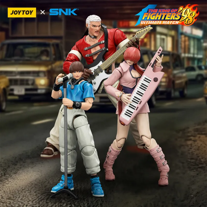 

pre sale Joytoy 1/18 The King Of Fighters '98 Ultimate Match Orochi Team Yashiro Nanakase Shermie Chris Action Figure Gift