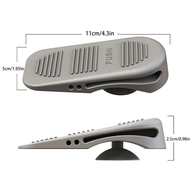 Rubber Door Stopper Wedge Rubber Door Stops Door Chucks Stoppers Wall Protector For Floor And Bottom Of Door Rubber Door Stop image 6