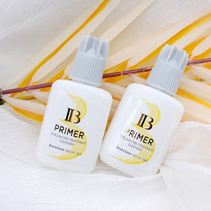 IBeauty Eyelash Primer Coconut Banana Rose Alcohol Free 15ml For False Eyelashes Extension Clear Glue Adhesive Korea Tools