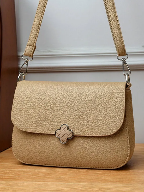 

Faionable Versatile Single oulder Crossbody Bag Women's High-End Sensation Small- Design Handbag Casual Simple Sle