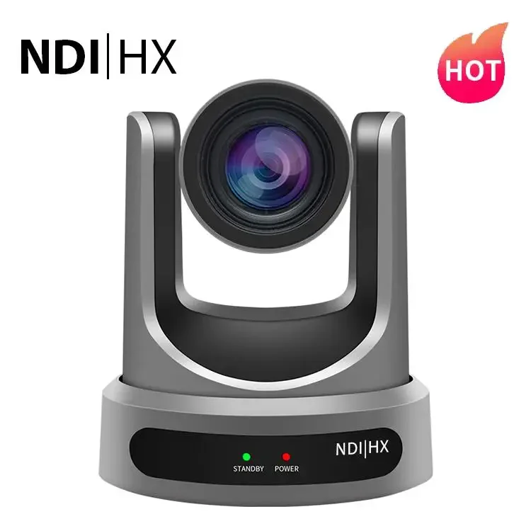 Amazing Low Latency vMix OBS NDI HX 4K 12X PTZ Broadcast Camera SDI+HD MI+IP+USB+POE Live Stream Video Conference Camera