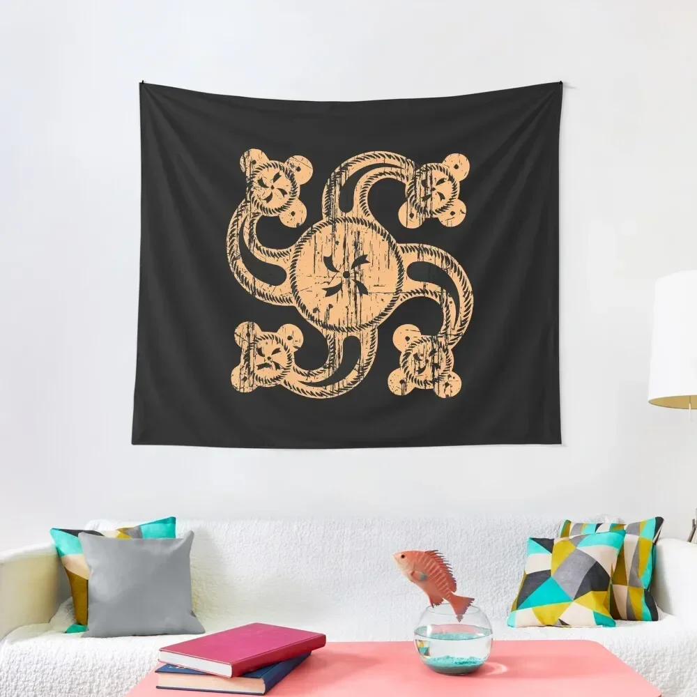 Ancient Dacian Thracian Symbol Tapestry Funny Home Decor Aesthetic Bedroom Decor Aesthetic Tapestry