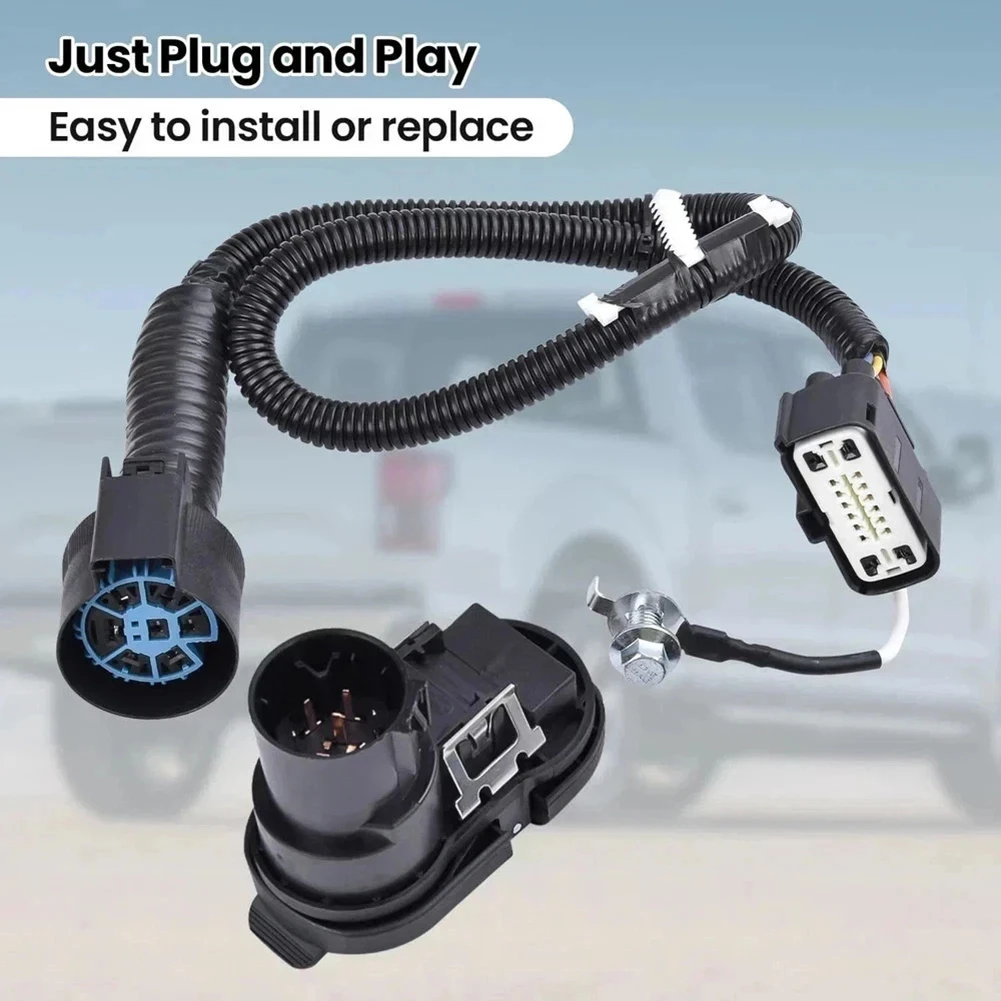 

Wiring Connector Kit Trailer Tow Harness Factory Specification Fit Perfect Match To Vehicle Easy Installation Stable Performance