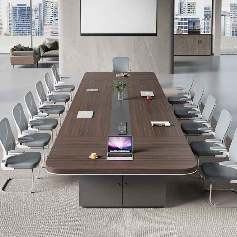 Gaming Study Conference Table Square Design Simple Laptop Office Desk Coffee Reception Tavolo Riunioni Office Furniture CM50HY