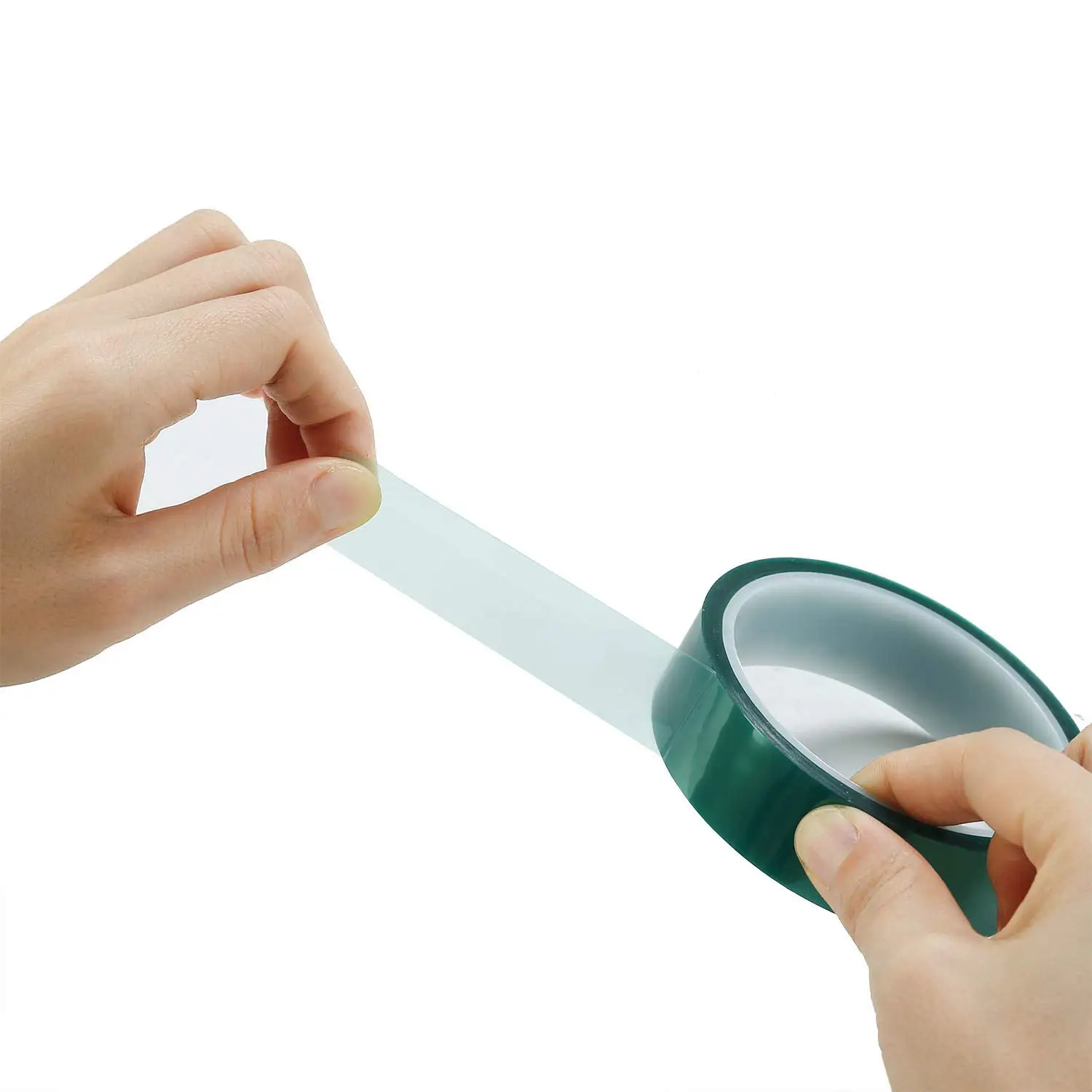 33 M/ม้วนกว้าง 5 ~ 30 มม.สีเขียวฟิล์ม PET เทปอุณหภูมิสูงทนความร้อน PCB บัดกรี SMT ชุบ Shield ฉนวนกันความร้อนป้องกัน