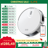 ILIFE V20 Robot Vacuum Cleaner, 5000Pa suction, SOF LiDAR Smart Navigation, APP Control, Customizable cleaning, Self charging