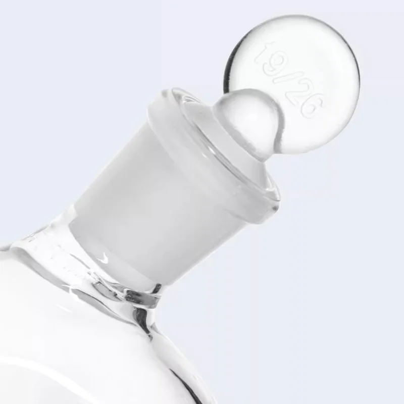 Lab Glass Retort Distillation Flask Retort Bottle with Curved Neck