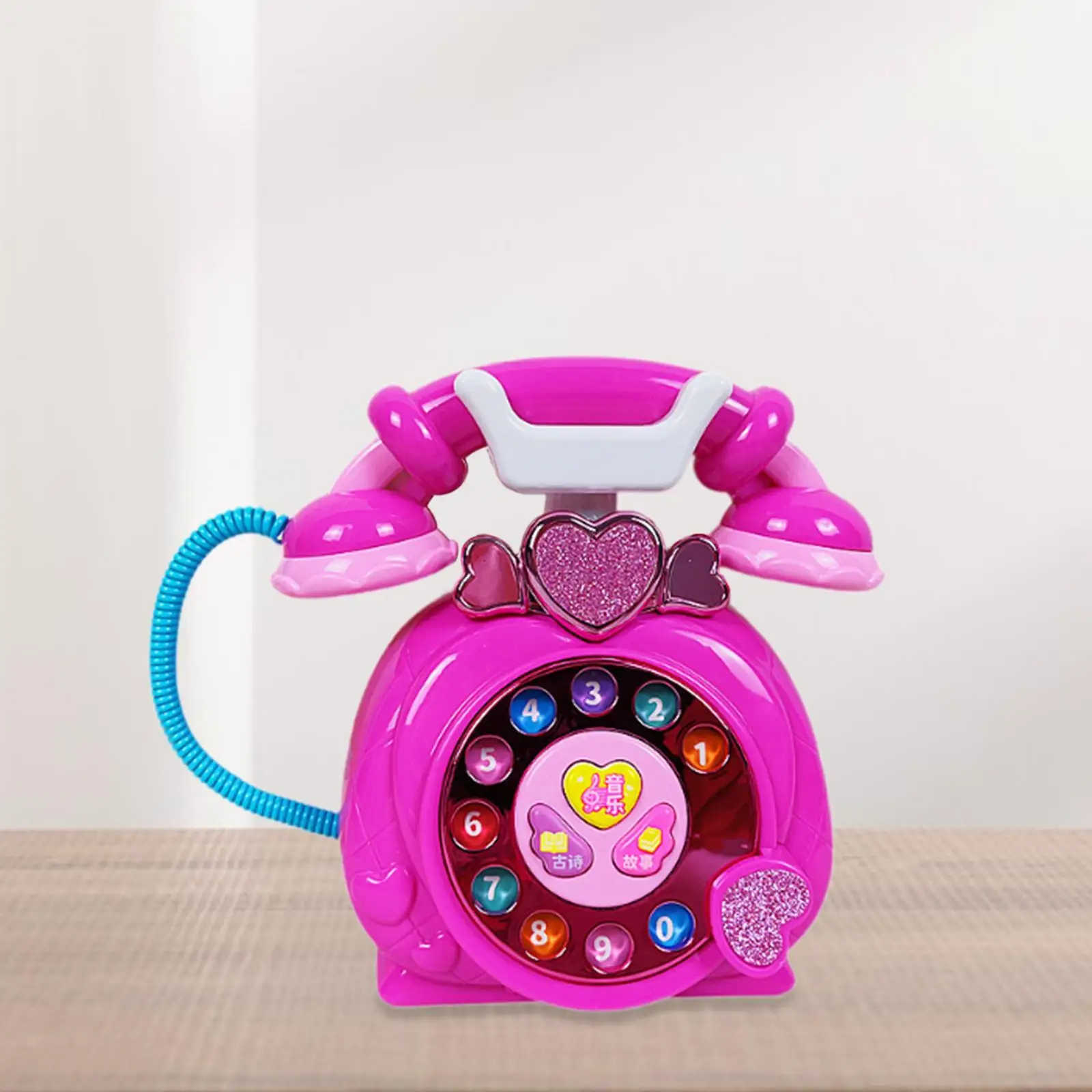 Children Phone Toy Kids Toys Early Education Birthday Gift Baby Telephone Toy Kids Musical Toy for Kids Boy Girl Children Ages 3