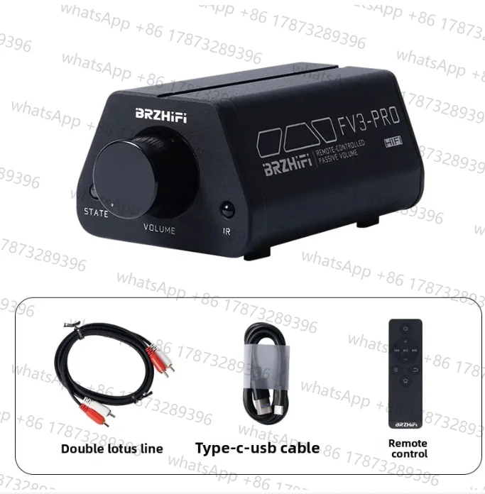 웨이리앙 오디오 BRZHIFI 고정밀 패시브 프리앰프 FV3-PRO 원격 볼륨 조절 포스트앰프 액티브 스피커