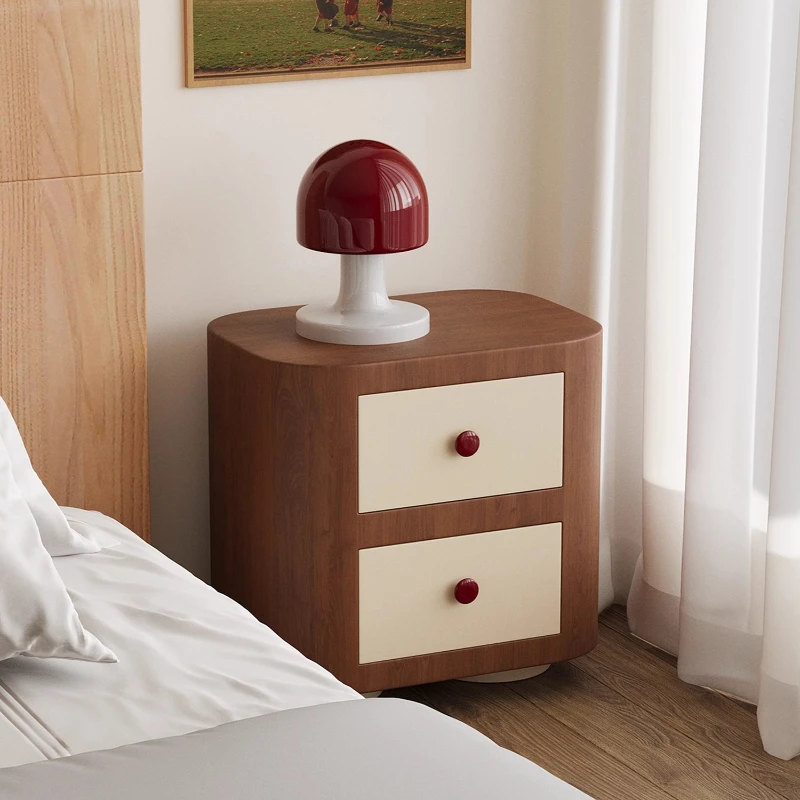

Creative children's bedroom bedside cabinet medieval cute double-layer storage cabinet